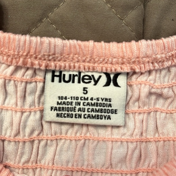 Hurley Pink Smocked Romper/NWT/Various - Picture 10 of 15